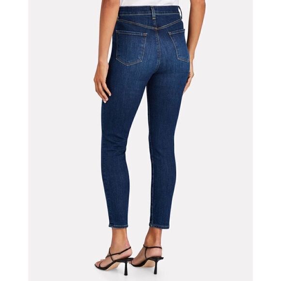 J BRAND Lillie High-Rise Cropped Skinny Jeans in Arcade, Size 25 - Picture 9 of 16
